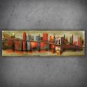 Obraz metalowy 3D LOFT MOST BROOKLYN 1 180x56 cm