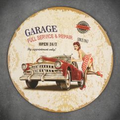vintage tabliczka garage full service