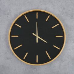 zegar ścienny nowoczesny ze szkła dymionego