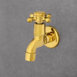 kranik do węża ozdobny retro złoty