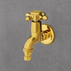 kranik do węża ozdobny retro złoty