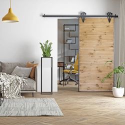 drzwi loft szare