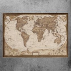 mapa świata ścienna dekoracyjna