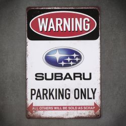 subaru parking only
