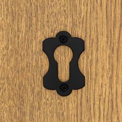 szyld na wkładkę rustykalny czarny 