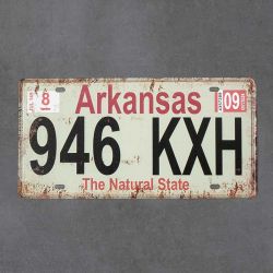 tablica rejestracyjna dekoracyjna Arkansas