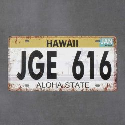 tablica rejestracyjna metalowa usa hawaii