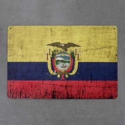 tabliczka metalowa Ekwador