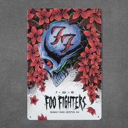 tabliczka metalowa dekoracyjna foo fighters