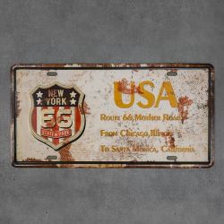 Tabliczka dekoracyjna metalowa USA ROUTE 66