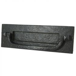 wrzutnia na listy czarna rustykalna