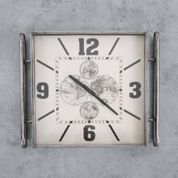 zegar ścienny loftowy metalowy