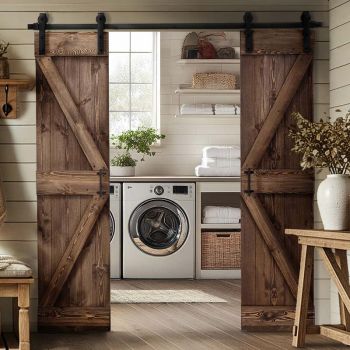 drzwi przesuwne drewniane dębowe