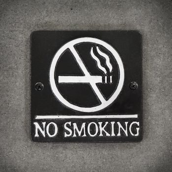 tablica dekoracyjna no smoking