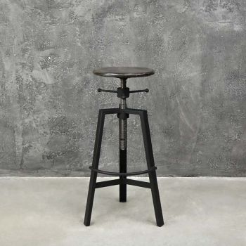 Hoker loft Industrialny WESTERN EDITION CZARNY