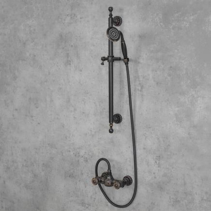 retro zestaw prysznicowy