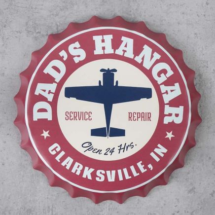 kapsel dekoracyjny blaszany dads hangar
