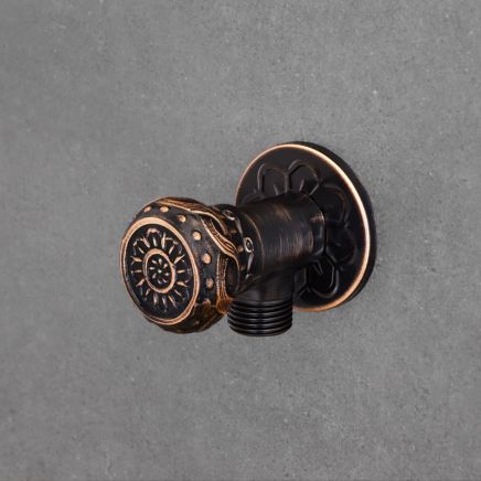 kranik do węża ozdobny retro czarny