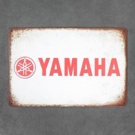 metalowe tabliczki yamaha