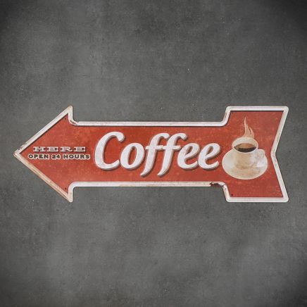 Tabliczka strzałka kierunkowa COFFEE
