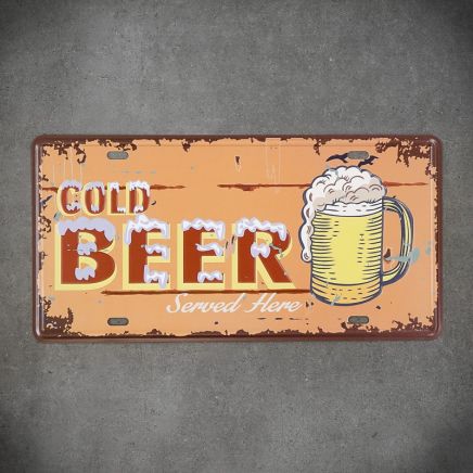 Ziemne piwo tabliczka prosto z USA
