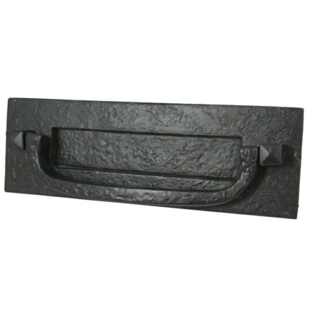 wrzutnia na listy czarna rustykalna