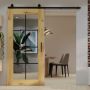drzwi przesuwne z lustrem loft