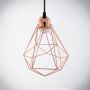 lampa sufitowa do salonu druciana loft