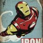 metalowy plakat iron man