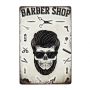 tabliczka metalowa barber shop