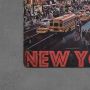 tabliczka metalowa z napisem new york retro