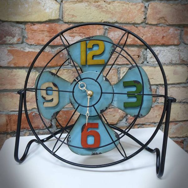 Zegar stojący vintage WENTYLATOR