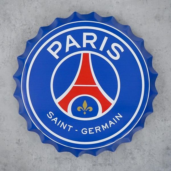 Kapsel dekoracyjny metalowy ścienny PARIS SAINT-GERMAIN F.C.