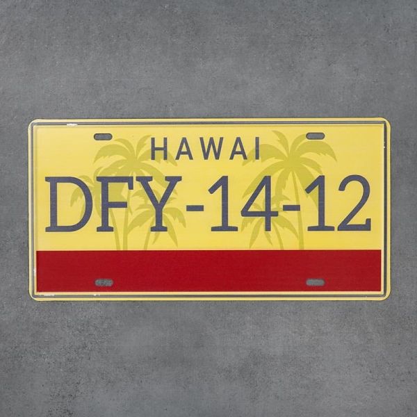 Tablica rejestracyjna z USA metalowa HAWAII 2
