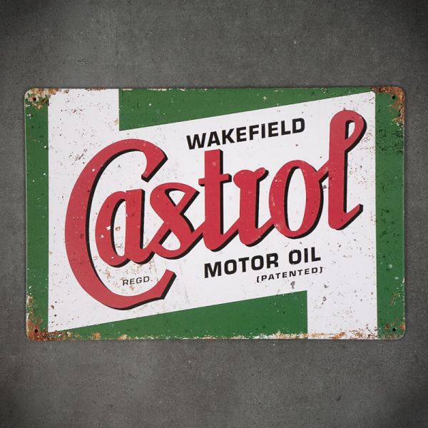 Tabliczka dekoracyjna metalowa CASTROL MOTOR OIL 1
