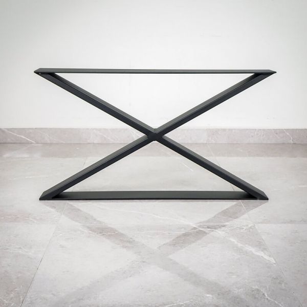 Noga typu X 80x40 cm CZARNA - WYPRZEDAŻ