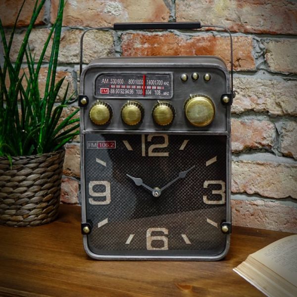 Zegar stojący industrialny RADIO
