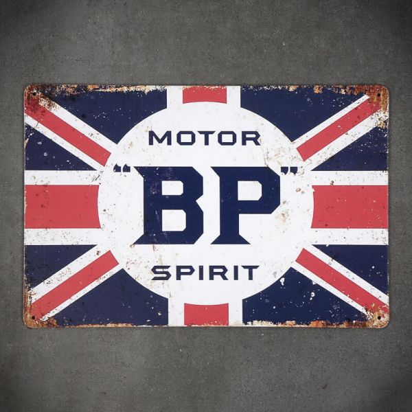 Tabliczka dekoracyjna metalowa MOTOR BP SPIRIT