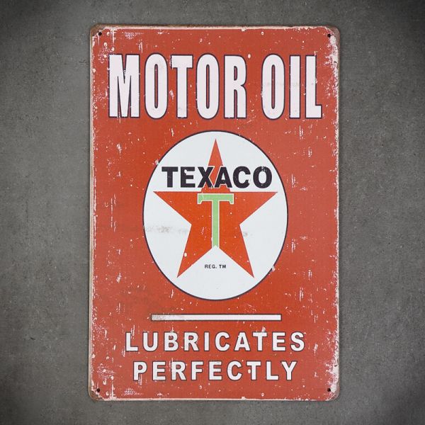 Tabliczka dekoracyjna metalowa TEXACO MOTOR OIL 1