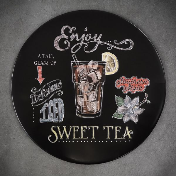 Tabliczka dekoracyjna metalowa ENJOY SWEET TEA