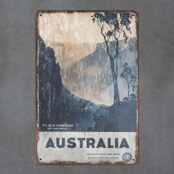 Tabliczka dekoracyjna metalowa AUSTRALIA 2