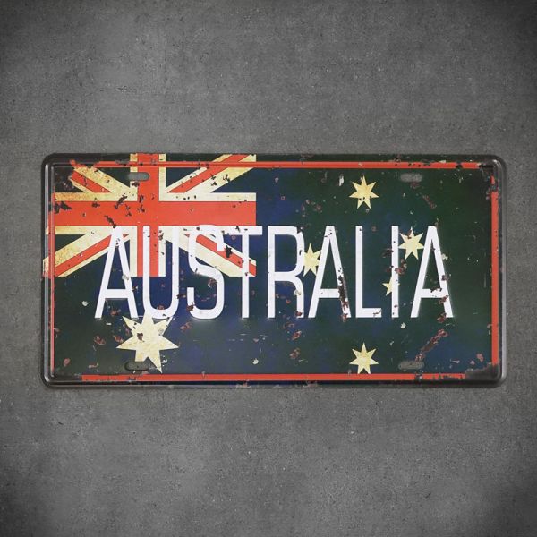Tabliczka dekoracyjna metalowa AUSTRALIA