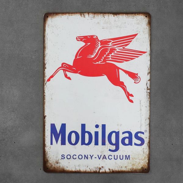 Tabliczka dekoracyjna metalowa MOBILGAS SOCONY VACUUM
