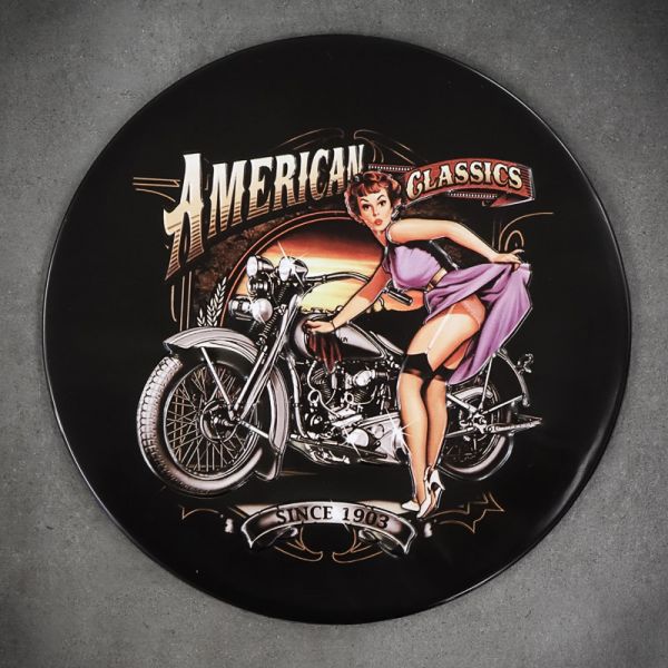Tabliczka dekoracyjna metalowa AMERICAN MOTO