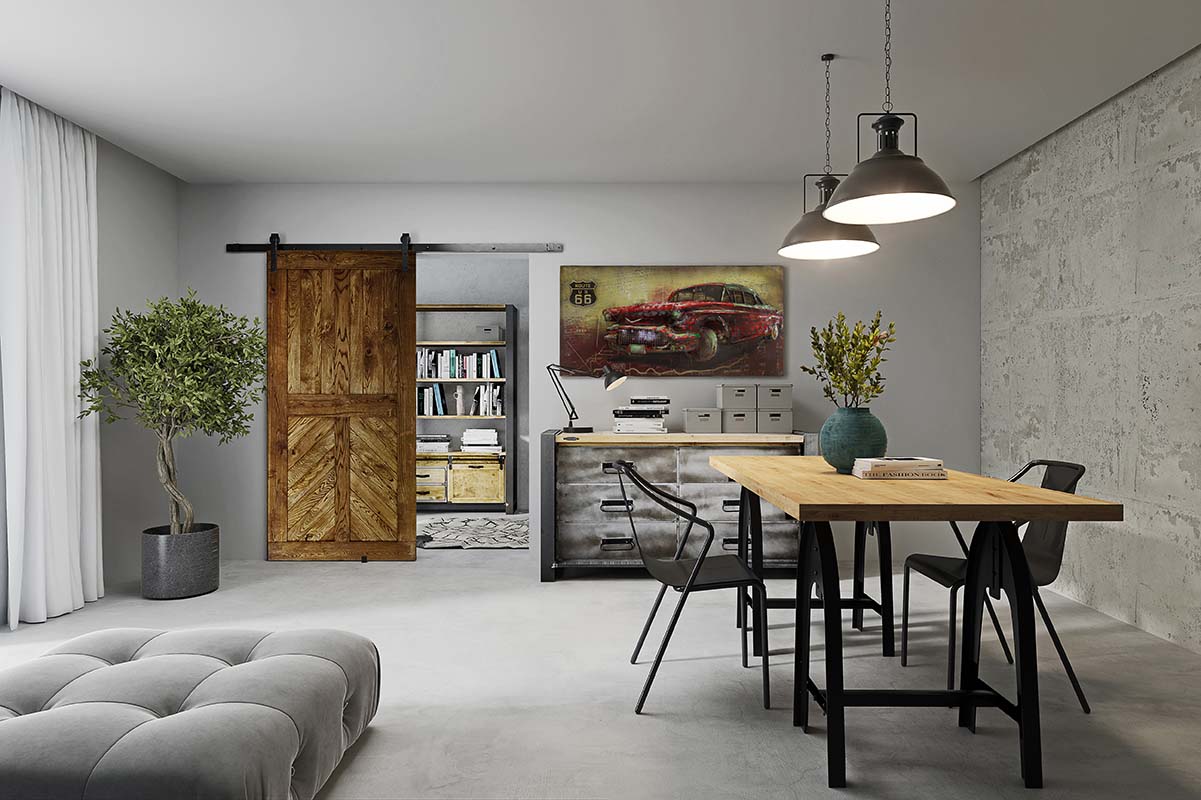 drzwi drewniane przesuwne